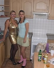 Big titted MILF doing a hot sexy lesbian teen